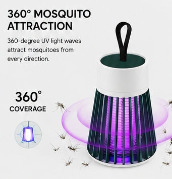 Mosquito Shield Pro™ UV Mosquito Trap Lamp – Silent, Chemical-Free USB Mosquito Killer