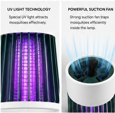 Mosquito Shield Pro™ UV Mosquito Trap Lamp – Silent, Chemical-Free USB Mosquito Killer