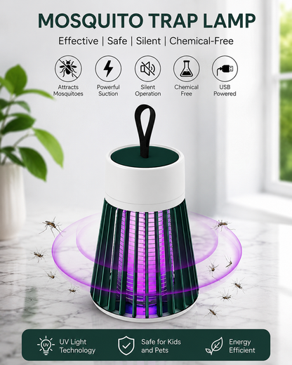 Mosquito Shield Pro™ UV Mosquito Trap Lamp | Silent & Chemical-Free Mosquito Killer